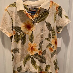 NWT SMALL Havana Jack Print Blouse